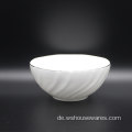 Großhandel neuer Stil fein weißer Keramik -Porzellan -Geschirr